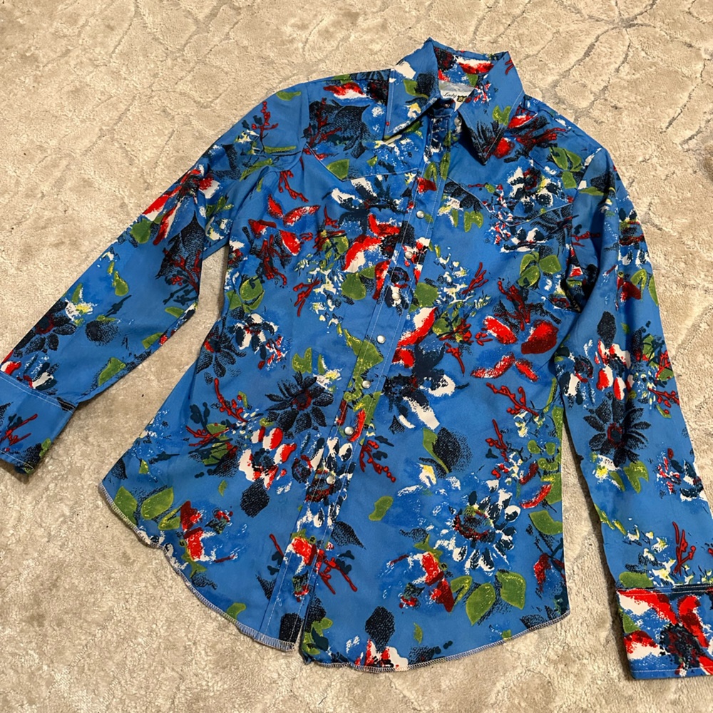 Vintage 1970s western shirt